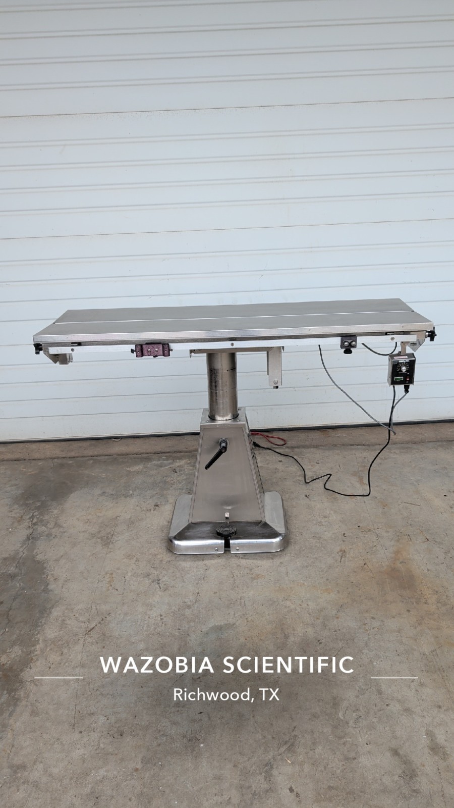 SHOR-LINE V-TOP HEATED ADJUSTABLE SURGERY TABLE