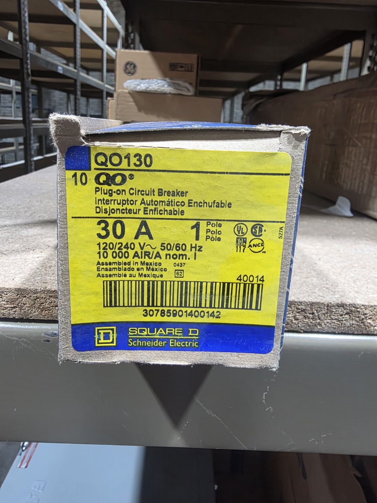 QO130 SQUARE D 1 BOX OF 10 BREAKERS 1 PRICE (10 BOXES AVAILABLE) FREE SHIPPING