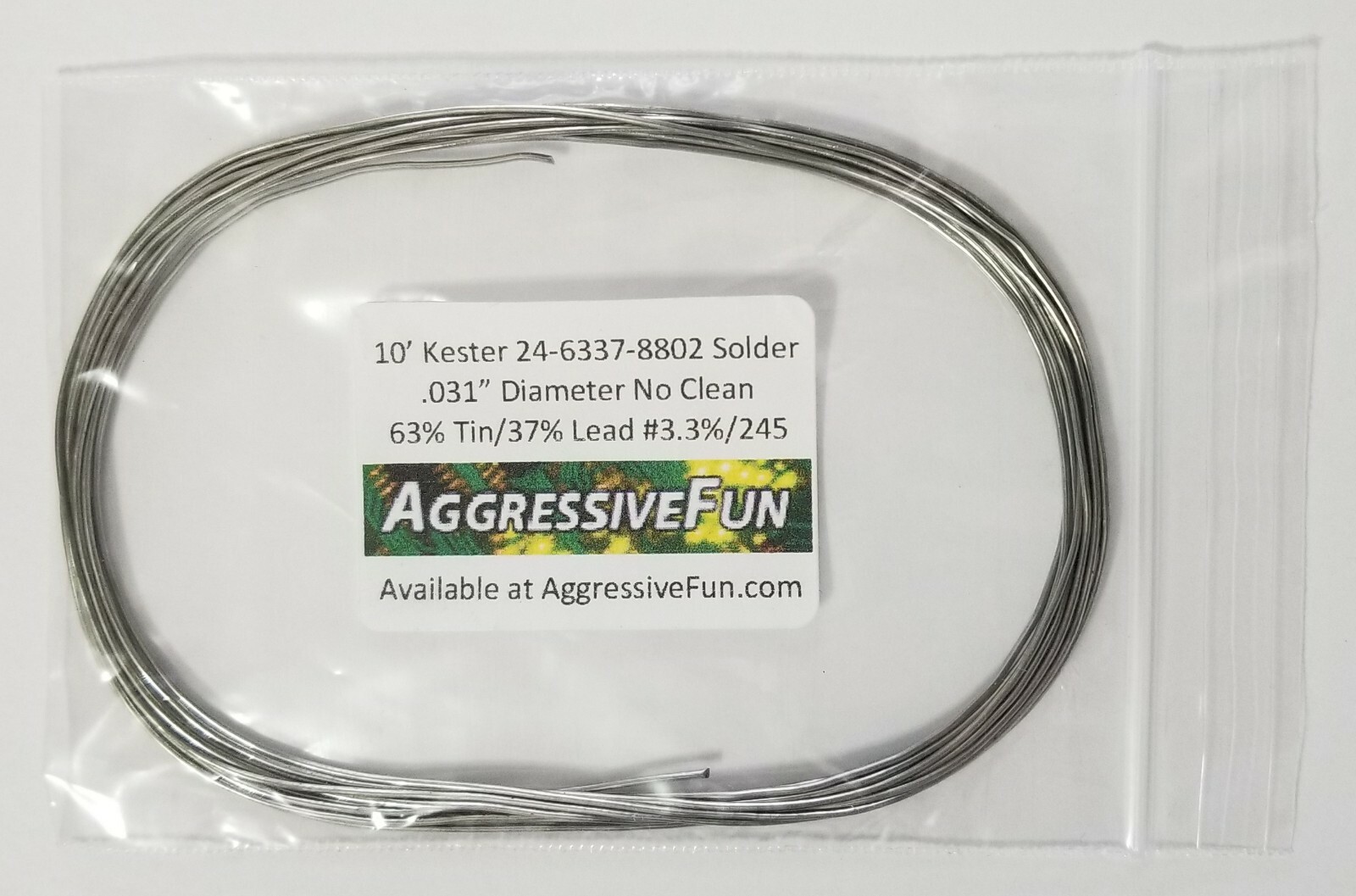 Kester No Clean 245 Core Solder .031″ 63/37 Eutectic 66/245 24-6337-8802 30ft