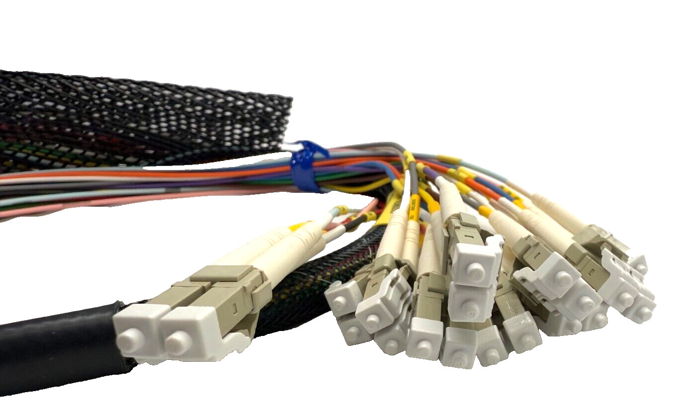 AMPHENOL Fiber MILSPEC TFOCA-III FS5H8000 24 Fiber Receptacle 12x Duplex LC