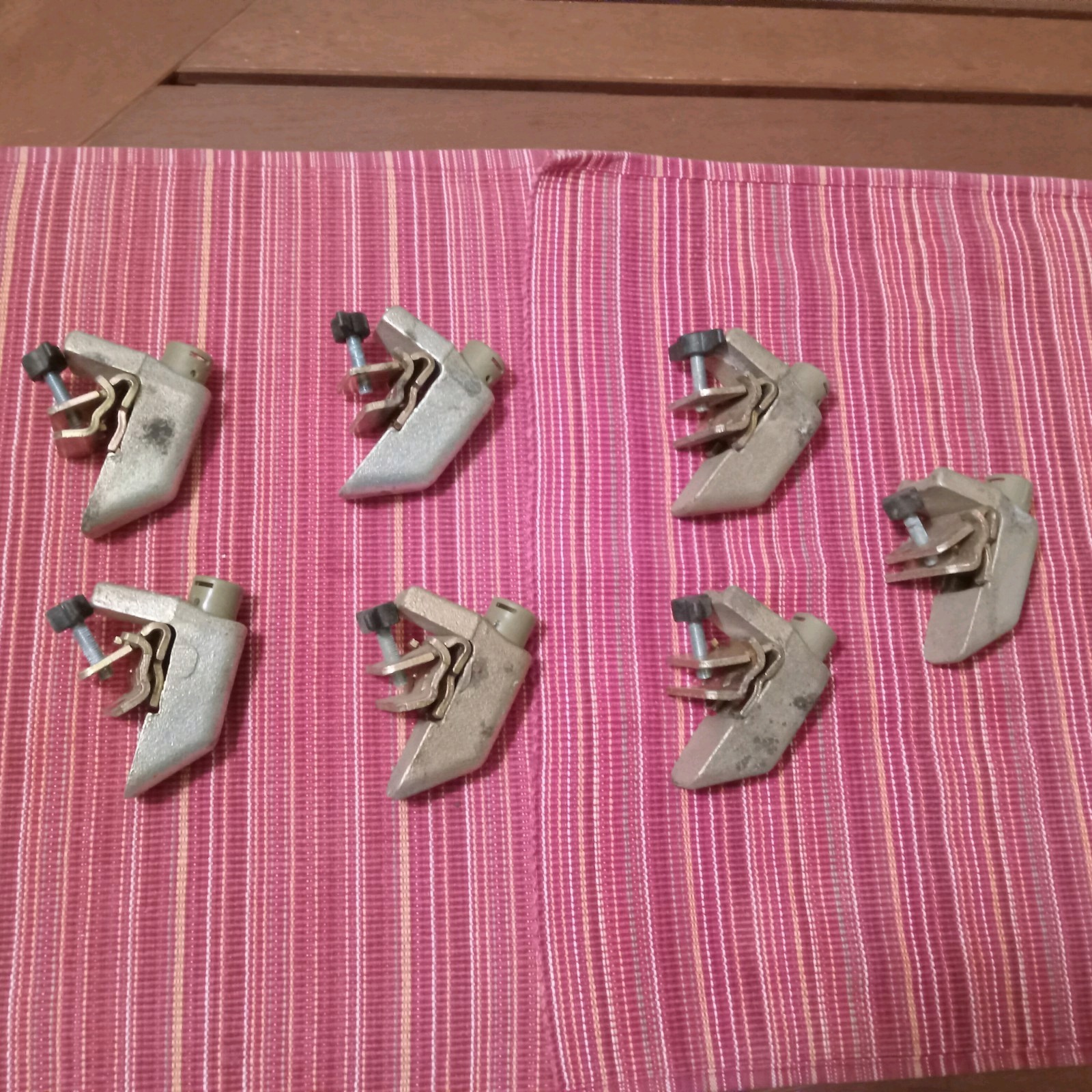 Inner-Tite Jiffy Lock Clamps Lot Of 7 Used