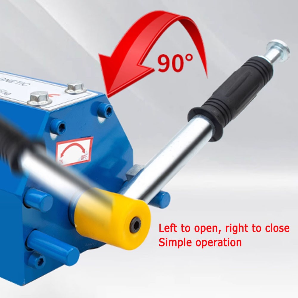 Permanent Magnetic Lifter 100KG / 200KG / 400KG / 600KG Lifting Magnet Blue