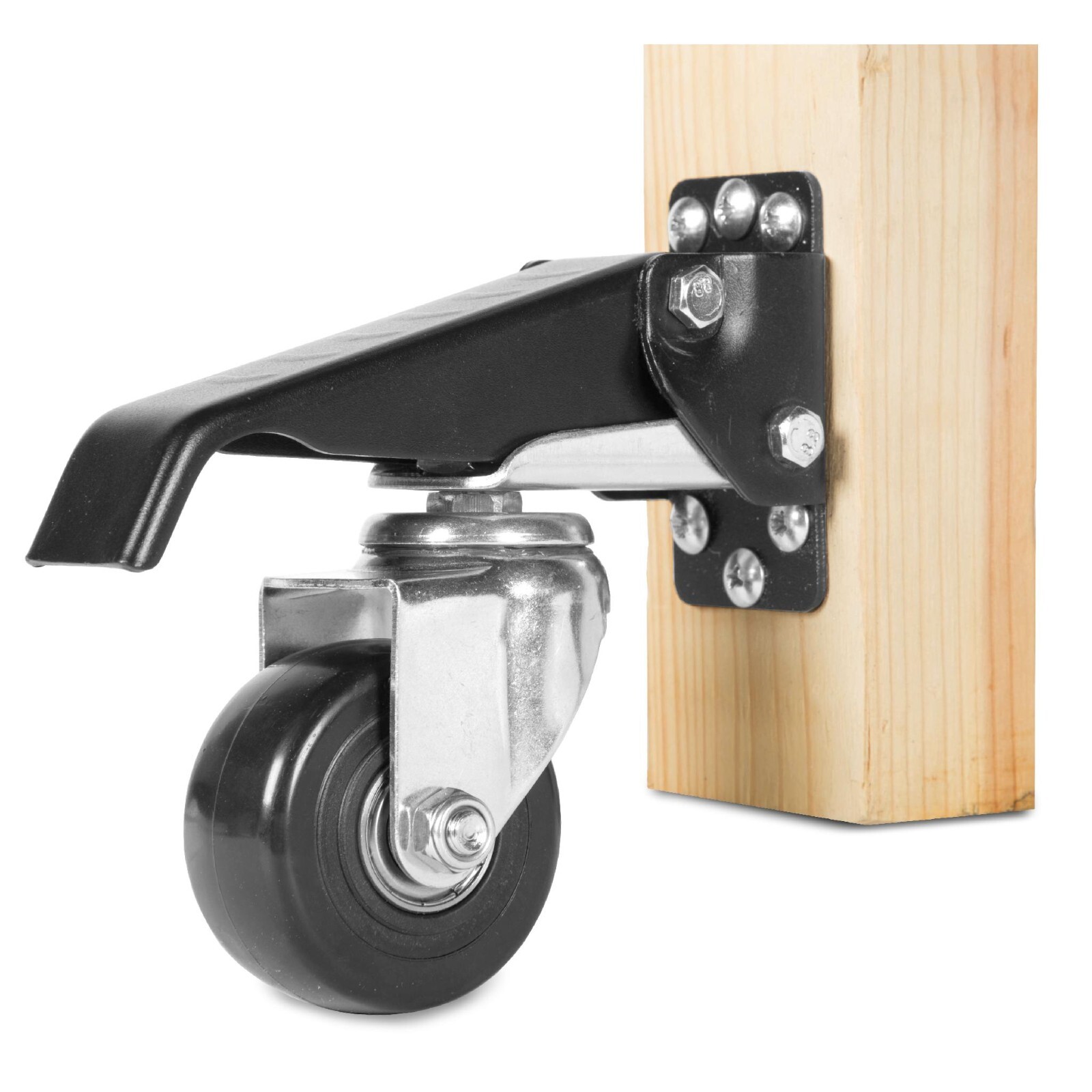 WEN CA3060 800lbs Capacity 3-In Wheels Retractable Workbench Casters, 4 Pack