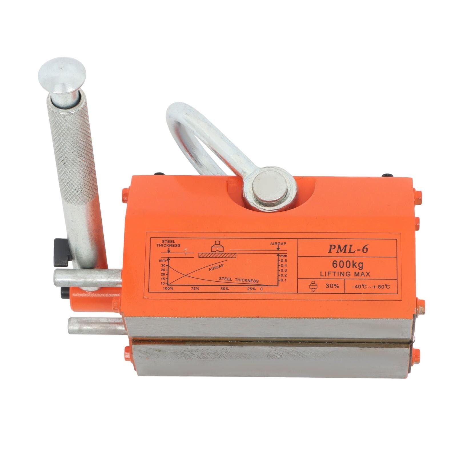 Magnetic Crane Permanent Magnetic Lifter 600Kg/1320Lbs Lifting Magnet Neodymium