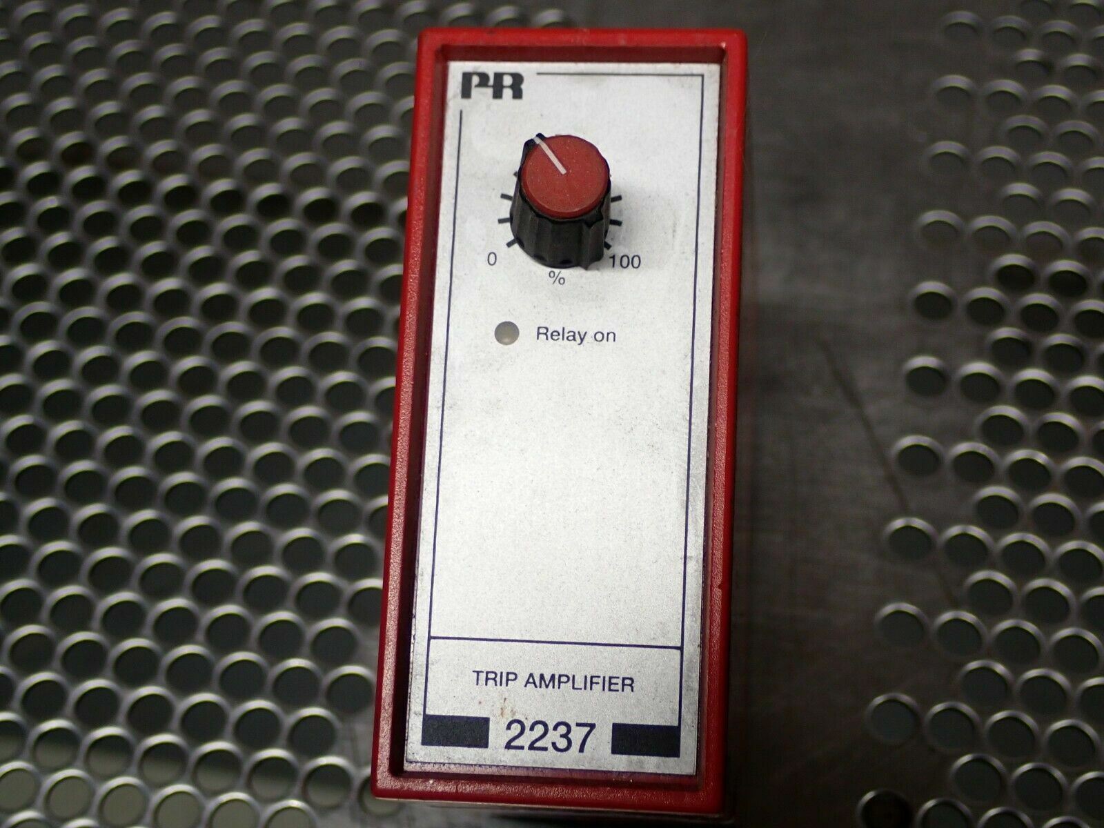 PR Electronics 2237 Trip Amplifier Relay 24VDC 4-20mA Used With Warranty