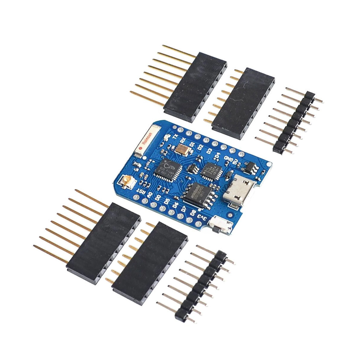 D1 Mini Pro NodeMCU WiFi LUA ESP8266 ESP-12 WeMos Microcontroller w/ Antenna US