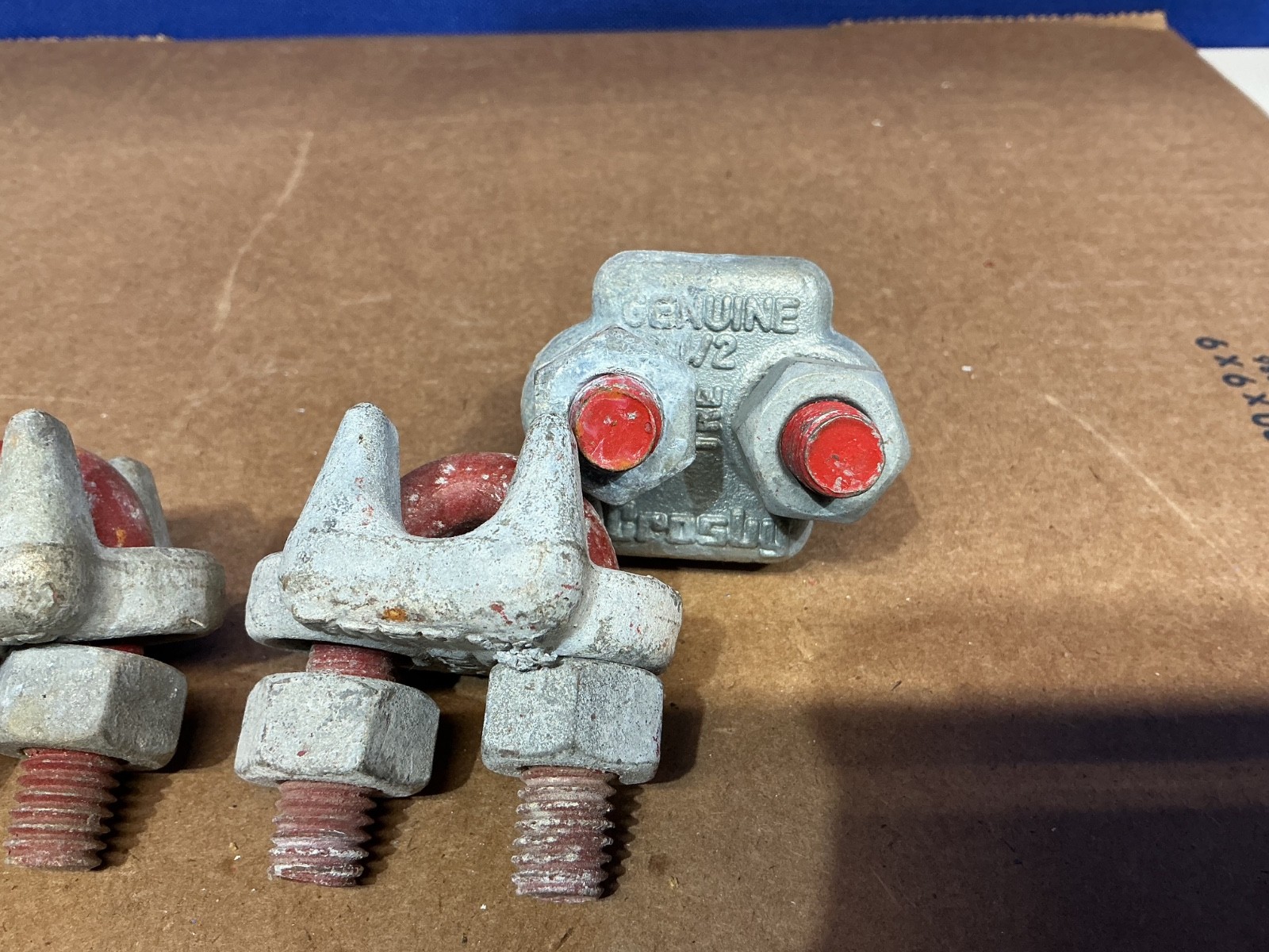BRAND NEW CROSBY WIRE ROPE CABLE CLAMP CLIP 1/2″ LOT OF 4
