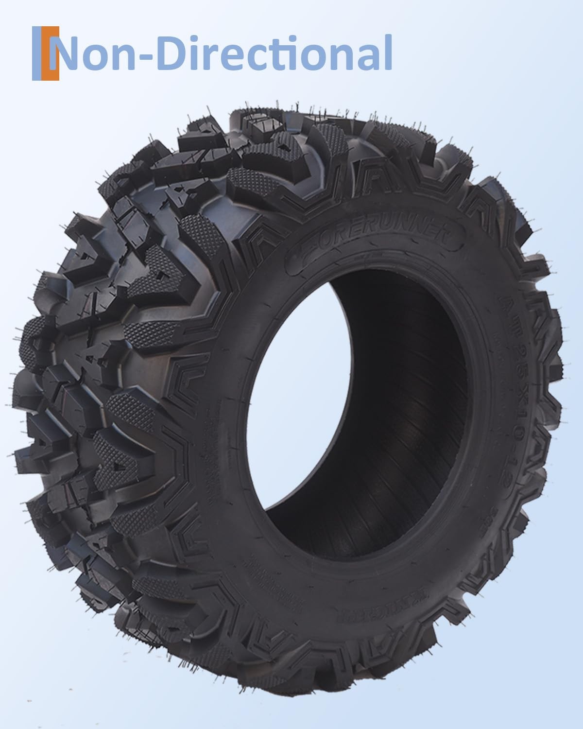 2x 24×8-12 6PR Tubeless ATV UTV All-Terrain Tires Heavy Duty Puncture Resistant