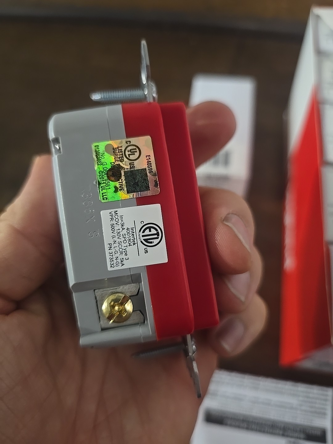 10x LEGRAND 5362-REDSP RED SURGE PROTECTIVE RECEPTACLE W/ALARM 20A 125V Lot