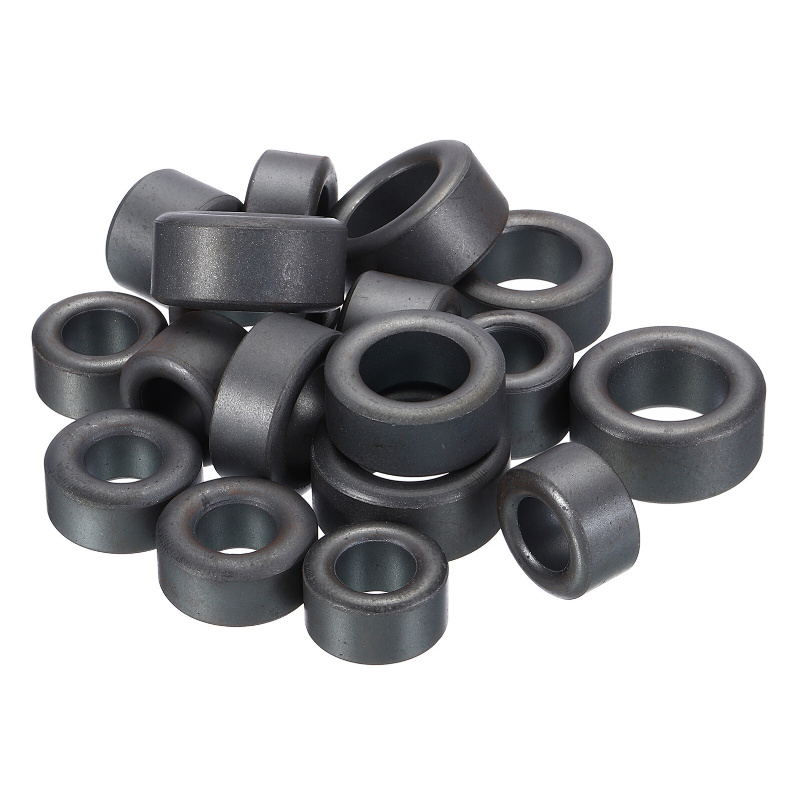 20 Pack Ferrite Toroid Cores Set Transformer Inductor Coil Ring Black 5 Sizes