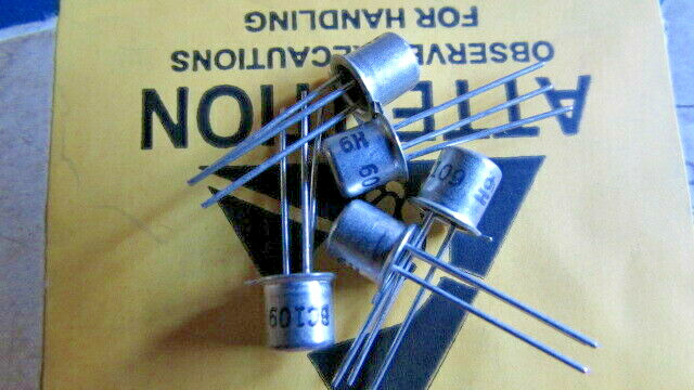 BC109 CDIL Transistor NPN Low Power Bipolar Transistors TO-18 NOS (25pcs) U.S.A.