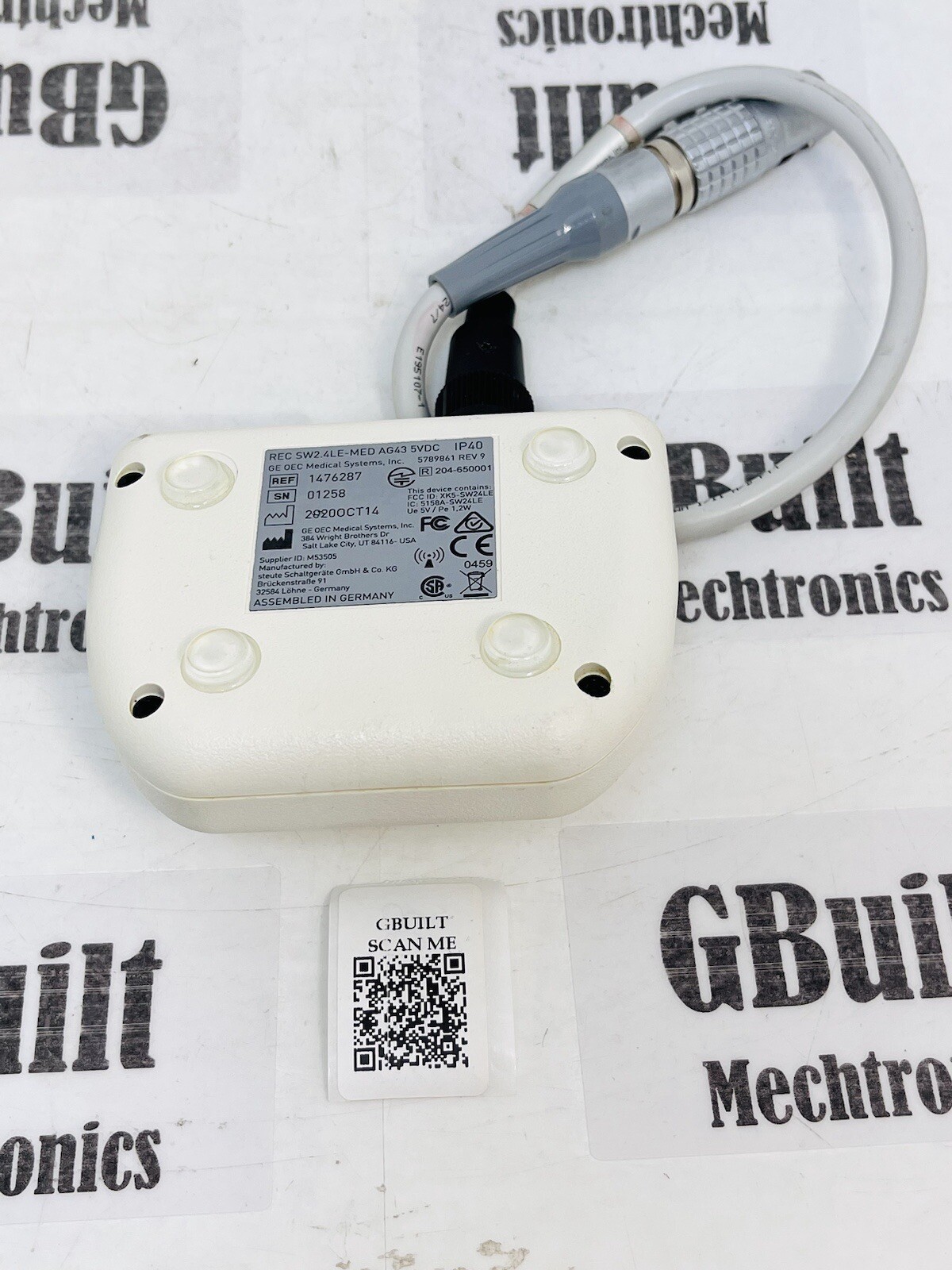 GE OEC 5789861 REV9 WIRELESS FOOT SWITCH RECEIVER :30DAYWARRANTY🇺🇸👍