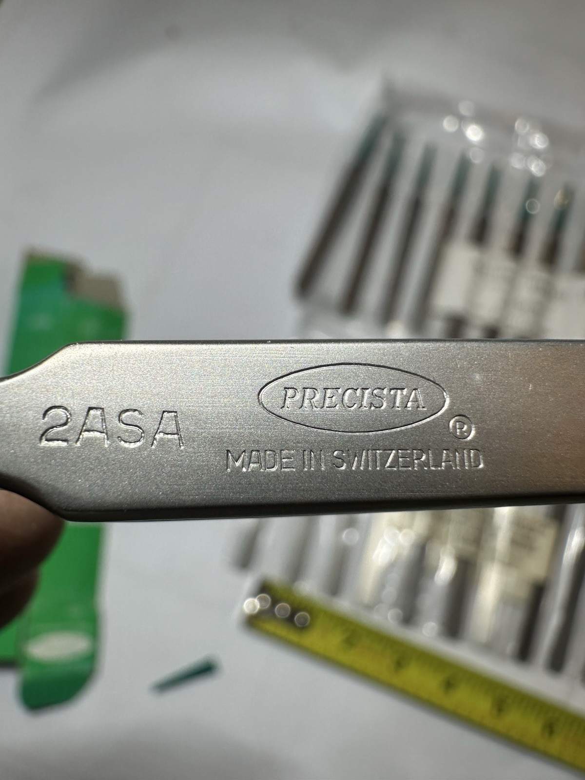 One Piece of Excelta Precision Antistatic Tweezers Made in Switzerland. 2ASA