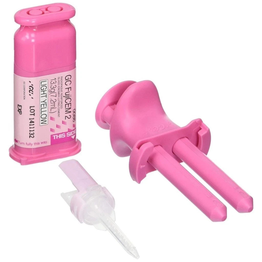 GC FujiCEM Dental Luting Cement Refill 13.3g Cartridge & Dispenser Combo