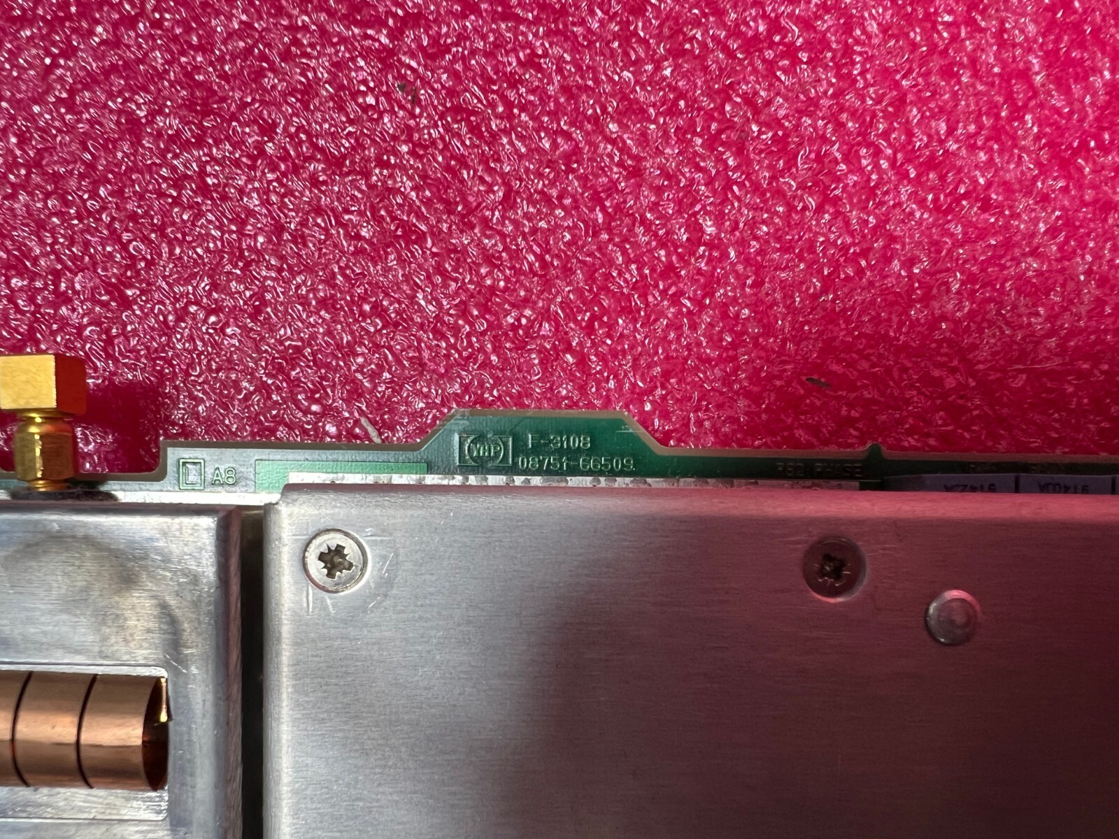 HP Agilent 8751A 5Hz to 500 MHz Network Analyzer Board 08751-66509 F-3108 YHP