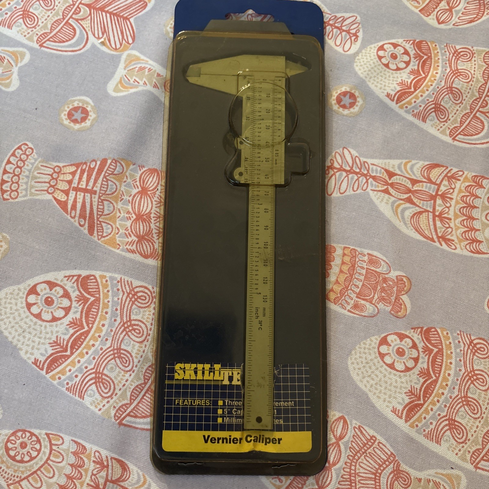 Vintage SkillTech Vernier Caliper 3 Way Measure 5” .001 Capacity Switzerland