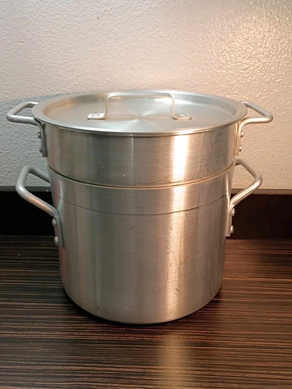 12 Qt Heavy-Duty Aluminum Stock Pot Iris Smart & Final – NSF – Made in USA