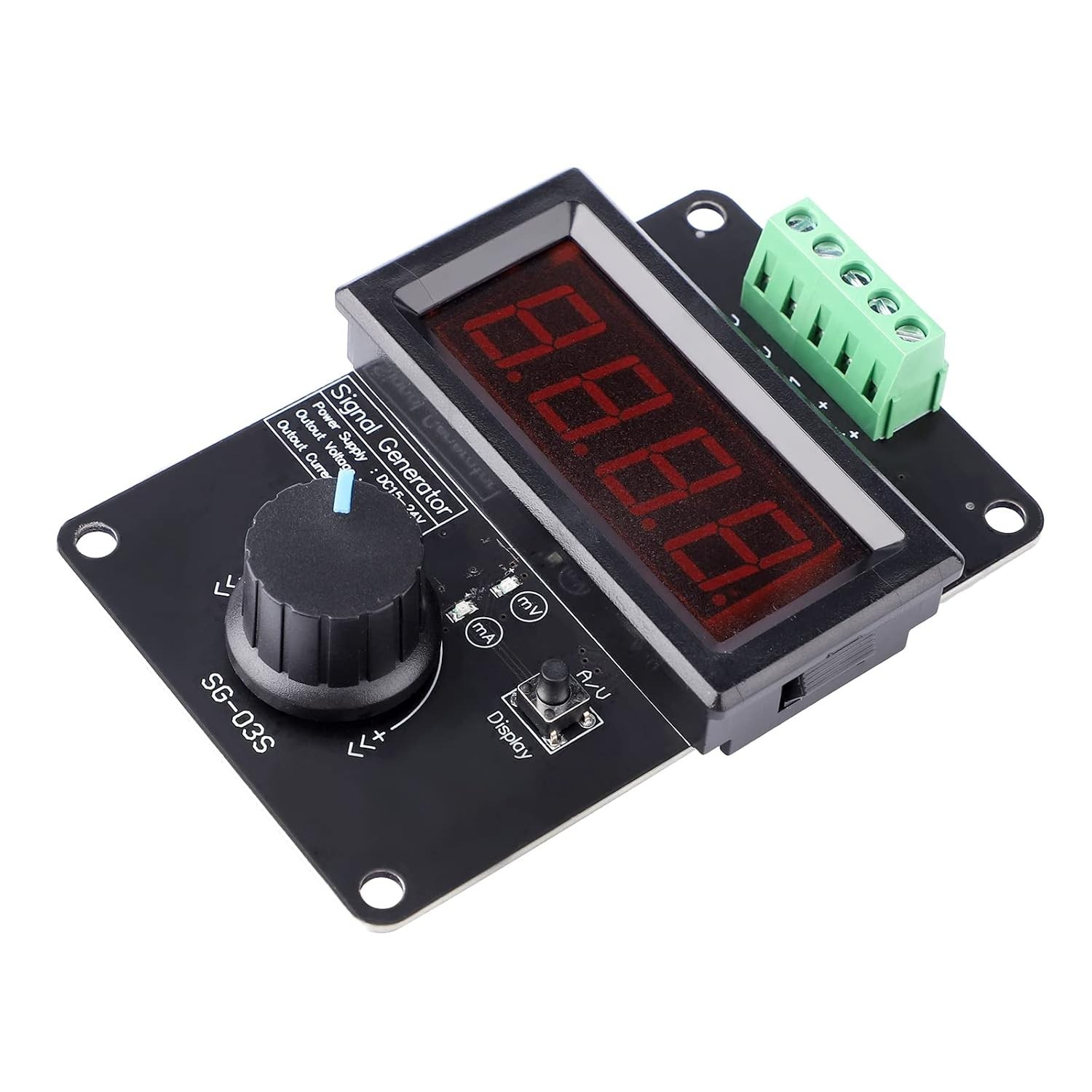 4-20mA Generator, Adjustable Signal Generator, DC 0-10V 0 4-20mA Current Volt…