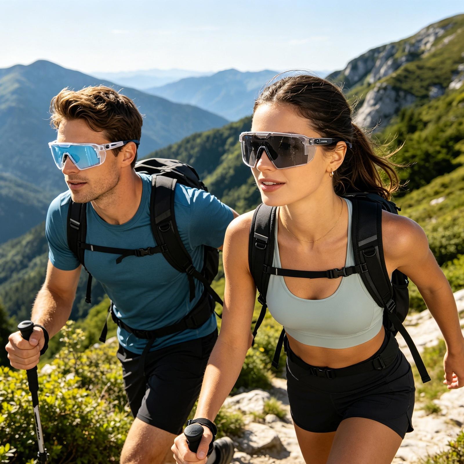 UV400 Photochromic Polarized Safety Glasses – Impact Resistant Sunglasses