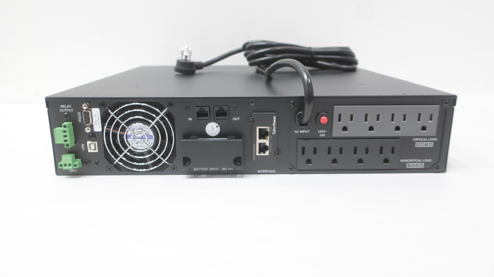 Apc OL 1500RTXL2U Cyberpower Ups 36v-dc 1500va 100-125v-ac 110/115/120/125v-ac