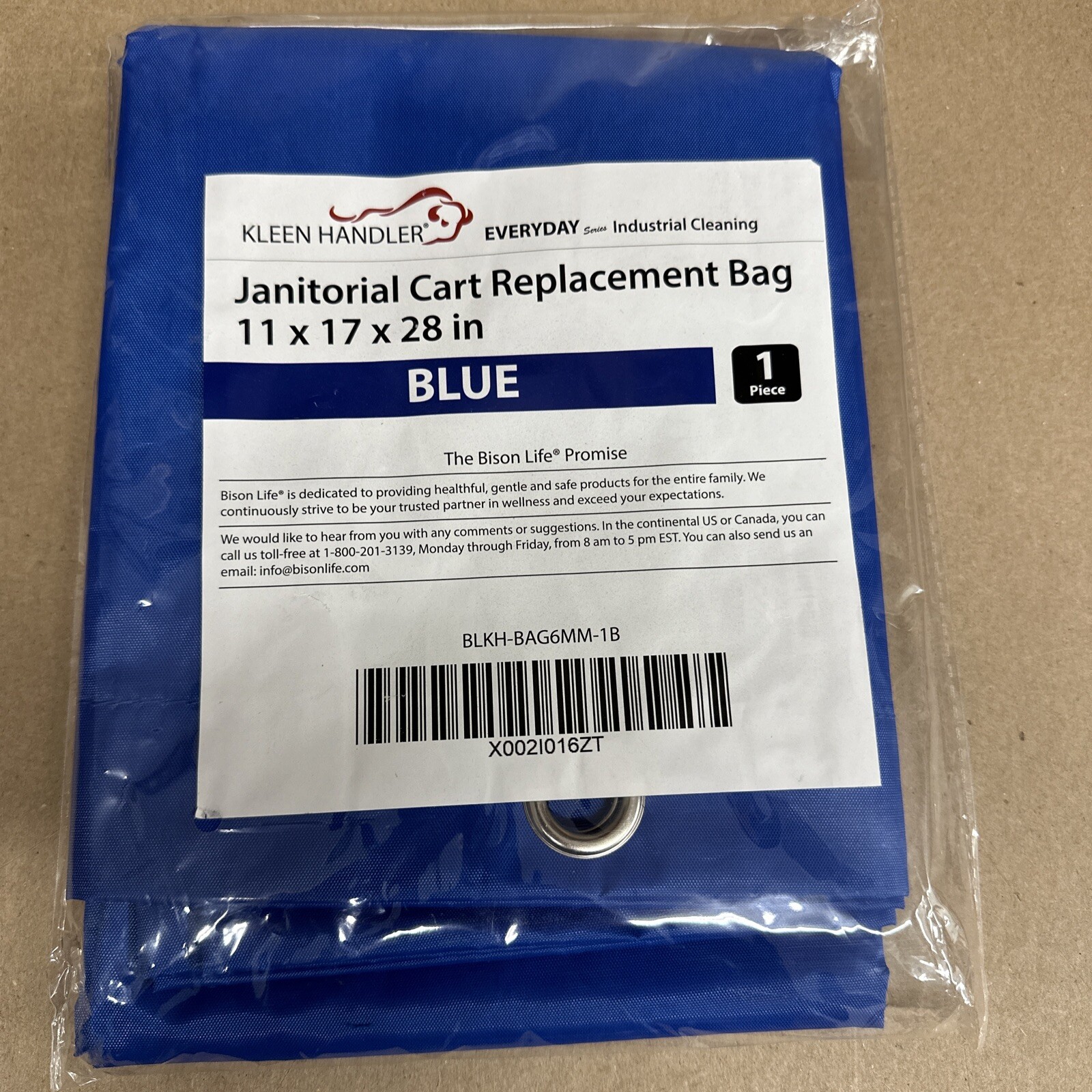 Janitorial Cleaning Cart Replacement Bag Housekeeping Trolley Commercial – Blue