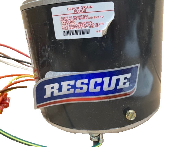 Rescue Condenser Fan Rheem 5462, 1/3-1/6 HP, 208V, Copper, Reversible Rotation