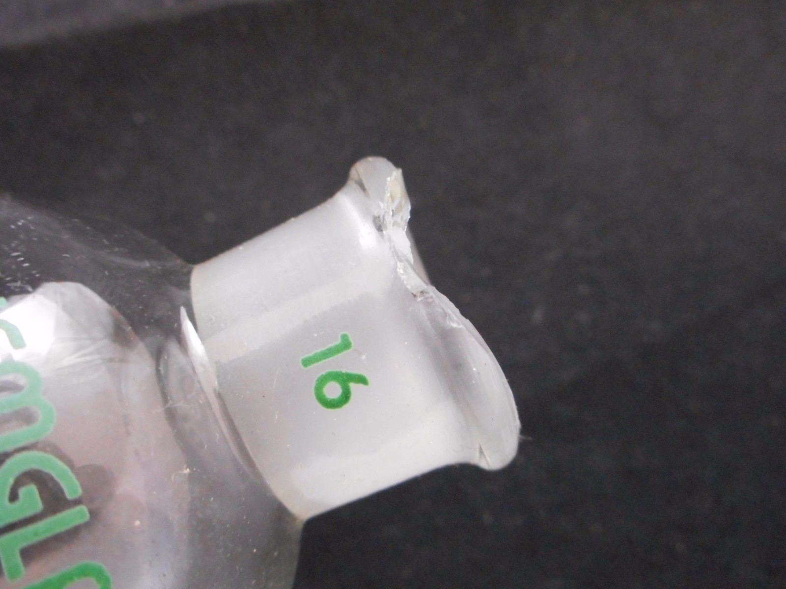 Chemglass Glass 60mL Squibb Separatory Funnel PTFE Stopcock 2mm #16 CG-1742-02