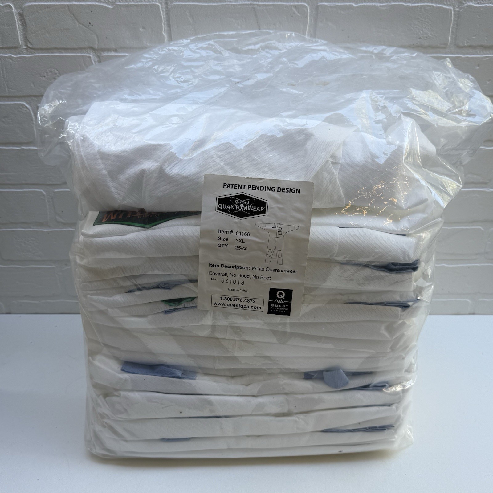 NEW – lot of 18 – Q GARD – Quantumwear – 01166 – Jumpsuits – 3XL