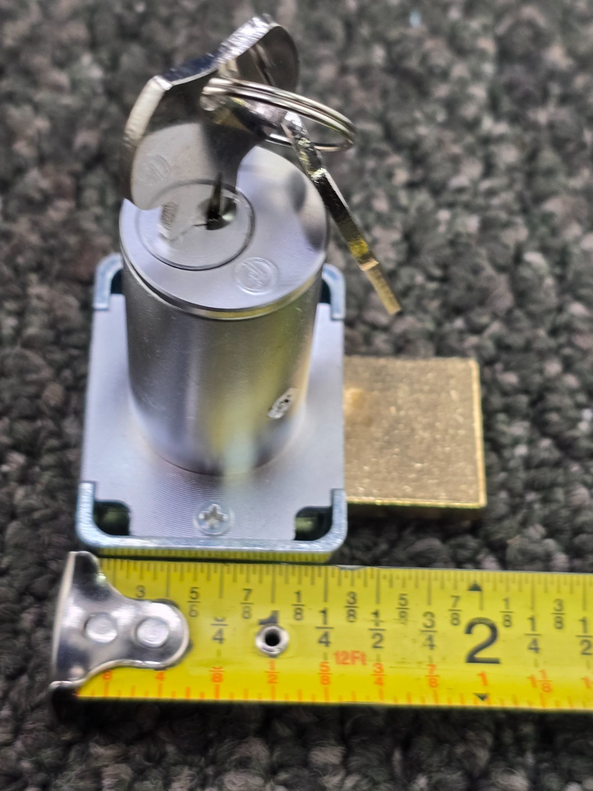 (QTY 2) Olympus Lock 200-26D138-107 Tumbler Deadbolt Drawer Lock Keyed Alike 26D
