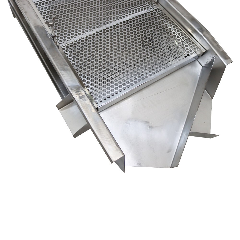 TECHTONGDA Full Stainless Steel Linear Vibrating Screen with10mm&5mm Screen 110V