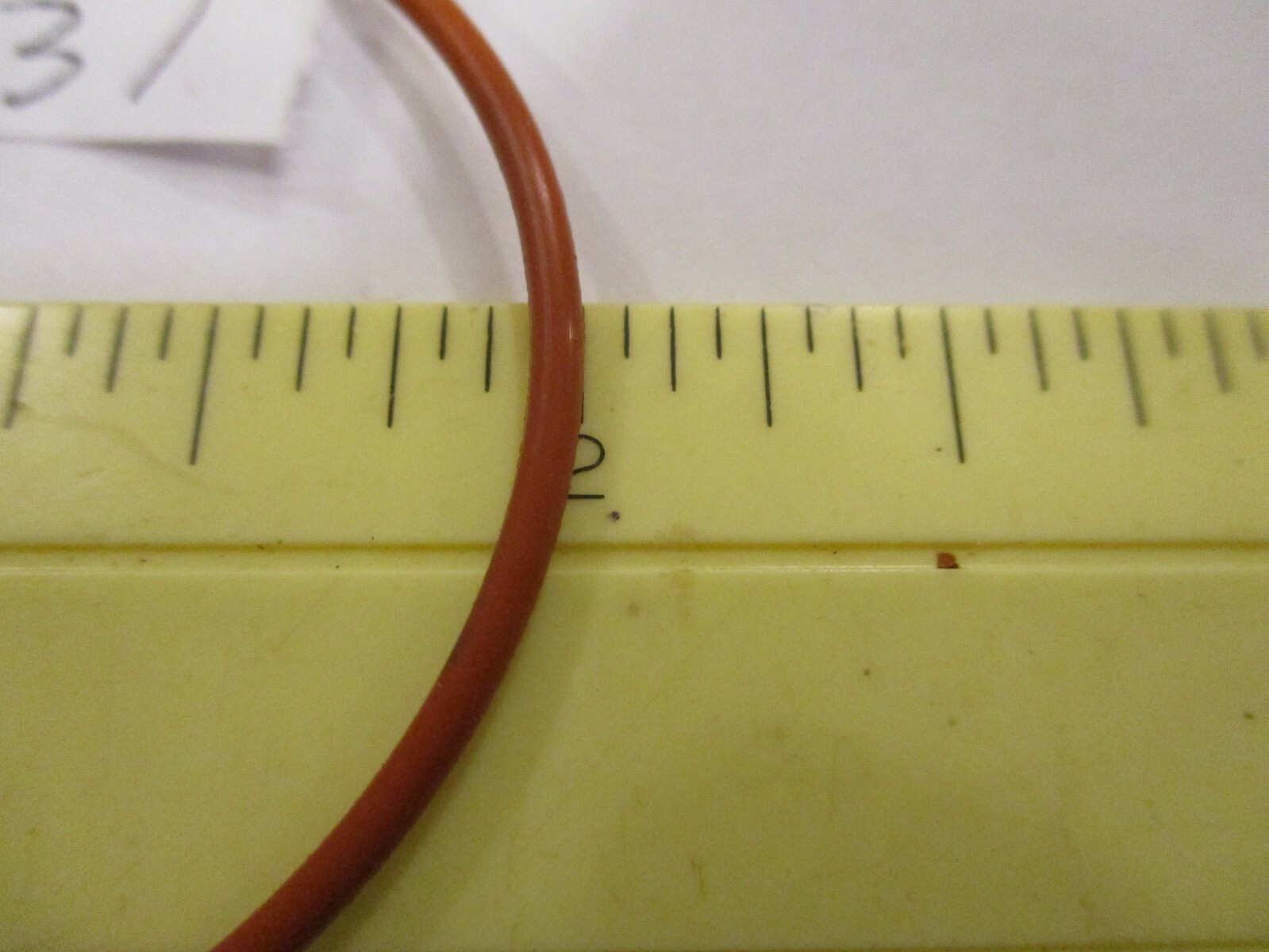 031 Silicone O-ring 70 durometer 1-3/4″ ID x 1-7/8″ OD x 1/16″ thick. Quan 2.