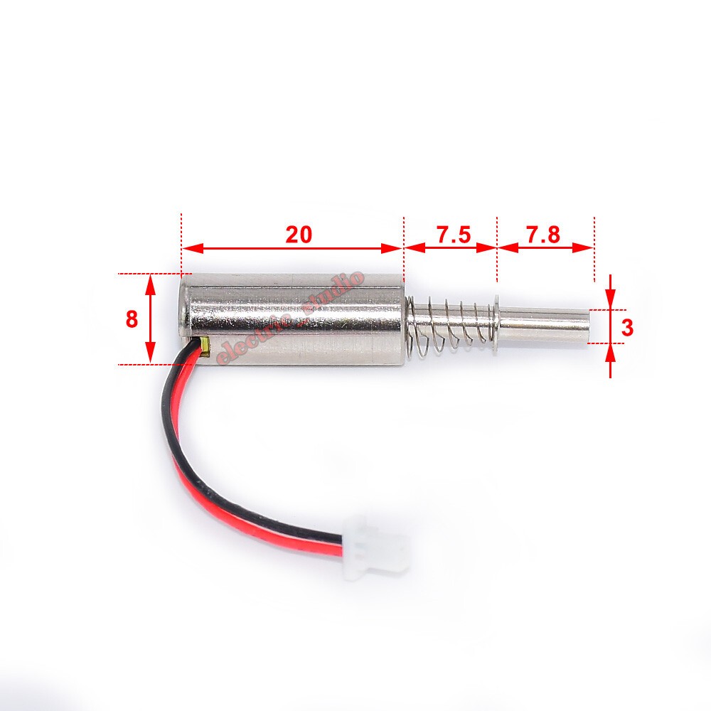 DC 3V 5V 9V 12V 24V Suction Type Tubular Actuator Micro Solenoid Electromagnet