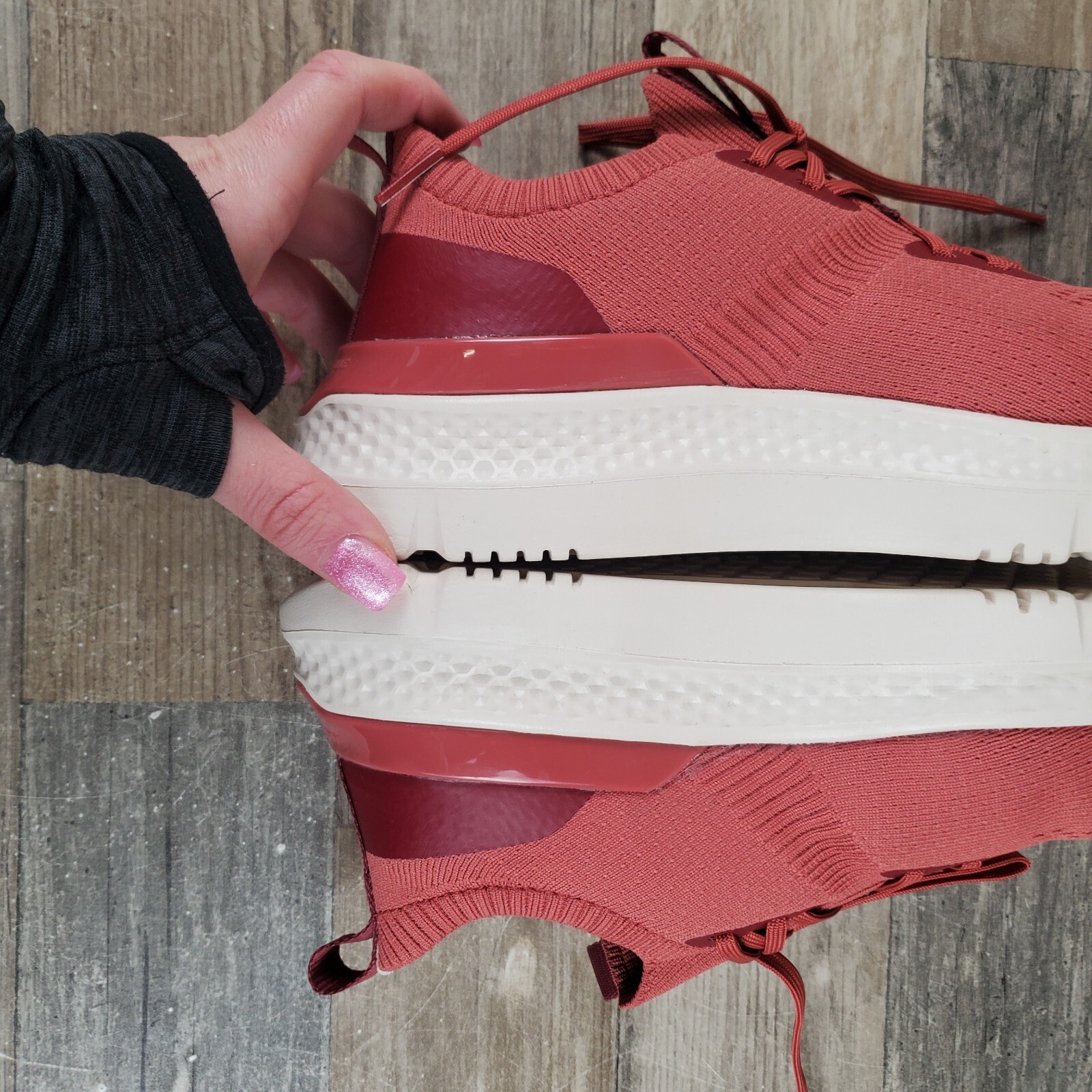 Timberland PRO Setra Knit Composite Safety Toe Womens Work Shoe Sz 6 W Cranberry