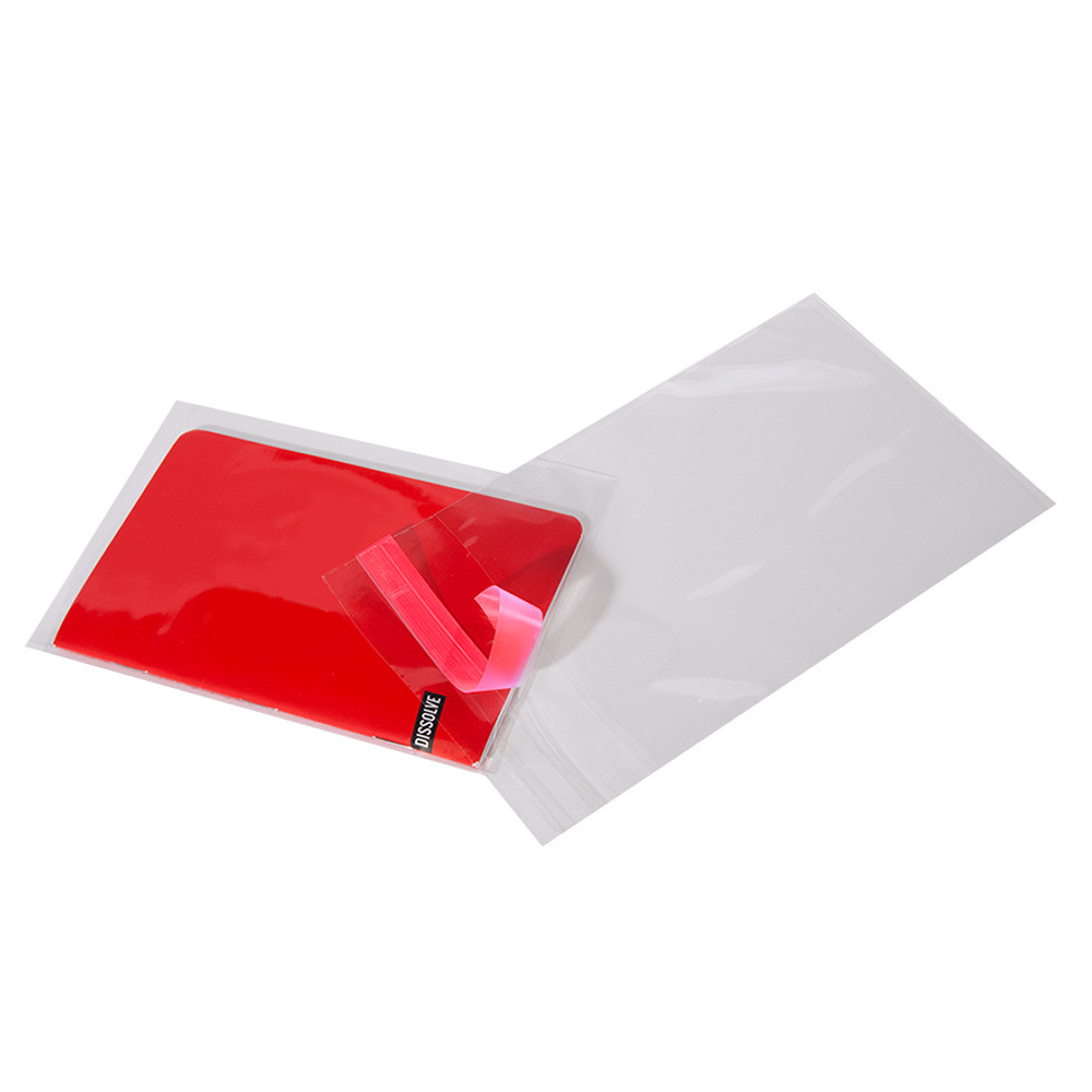 5.25 x 7.25 Clear Self Seal Cello Poly Pro Resealable Lip and Tape Bags 1.6 Mil