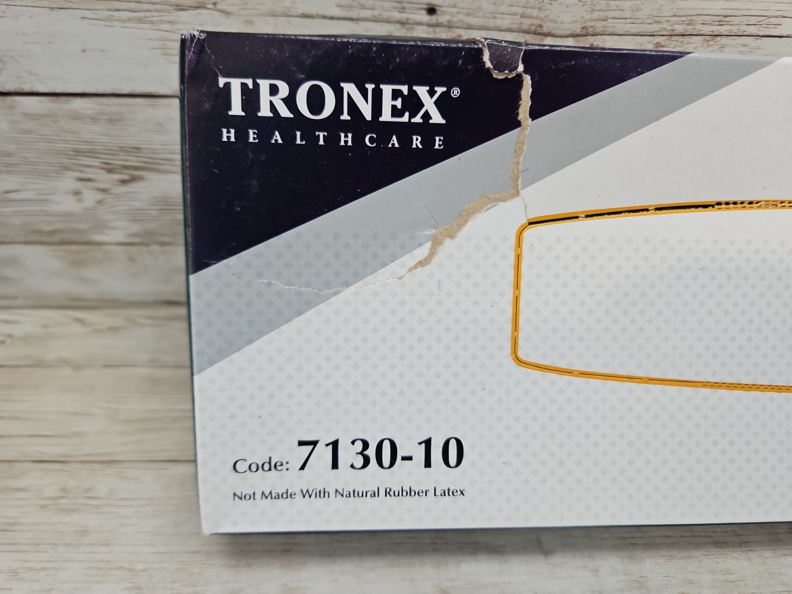 TRONEX 16″ Cuff Nitrile Exam Gloves DARK BLUE *1 DENTED BOX* Size: SMALL 50/Box