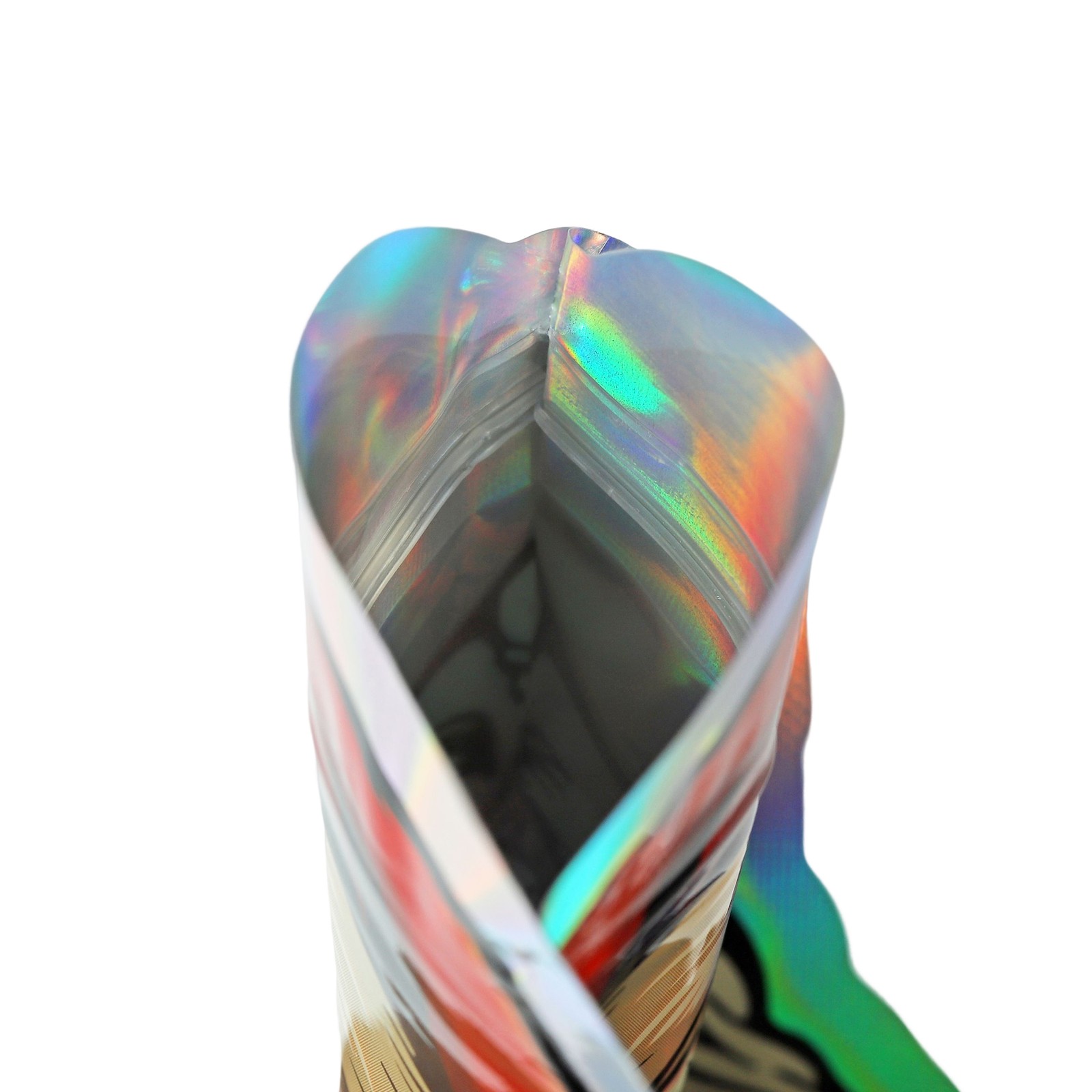 100Pcs Assorted Cartoon Shaped Holographic Mylar Bags 3.5g Resealable Zip Pouch