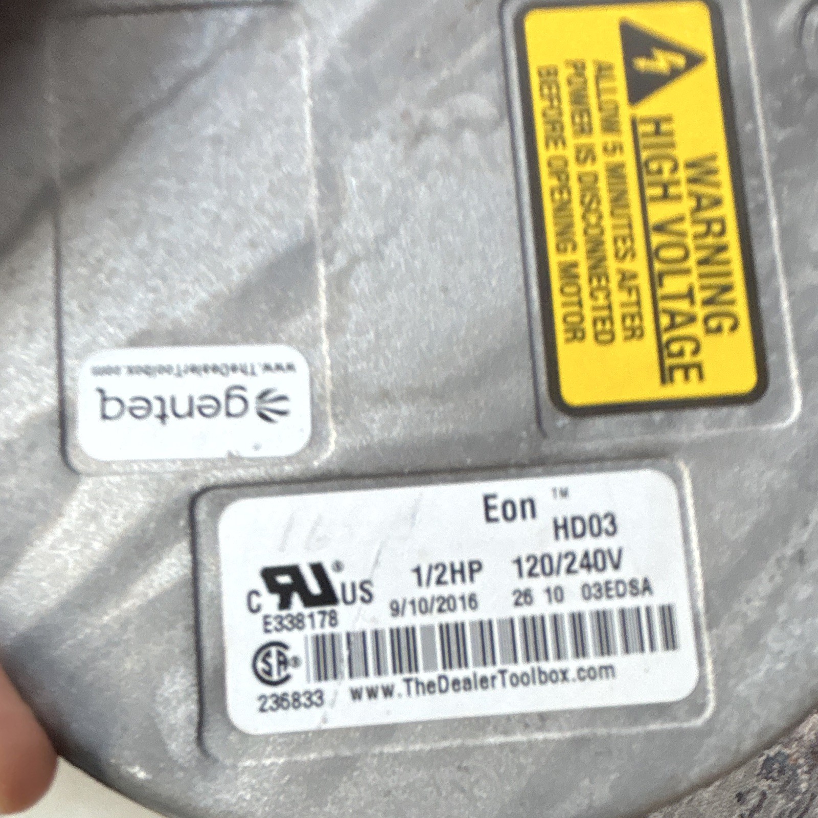 GE ECM 2.5 1/2HP 120/240V 1-Phase 7A Central Furnace Blower Motor 5SME39HL0303