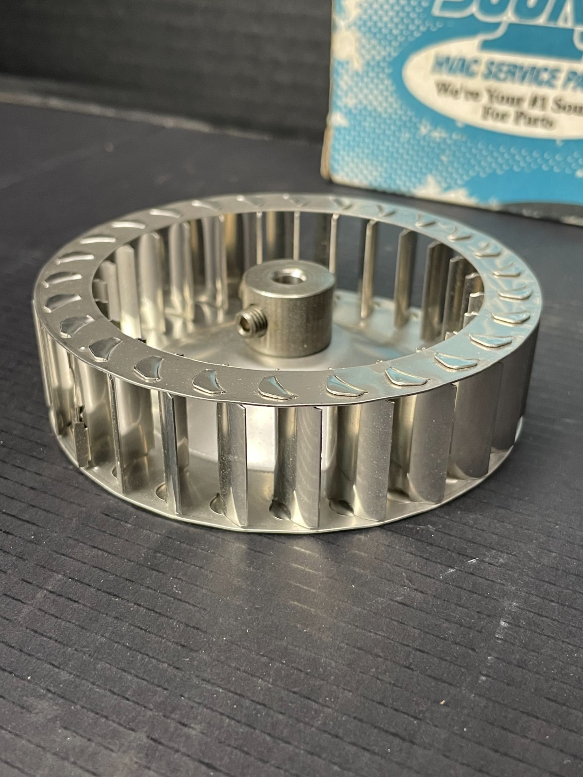 New Source 1 026-32623-700 Stainless Steel Blower Wheel 4″ X 1″ CCW 1/4″ Bore