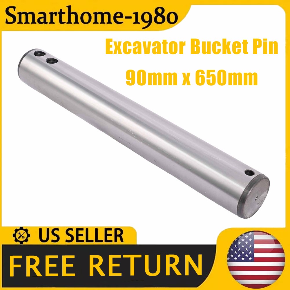 3.54″ x 25.59″ Excavator Bucket Pin 90mm x 650mm Harden Steel Material 40CR New