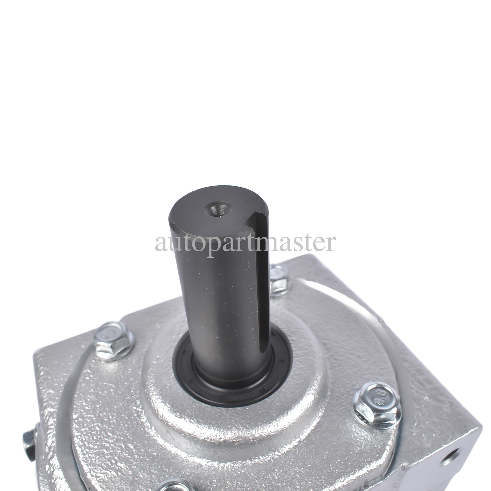 40 HP 1,800 Max RPM Right Angle Bevel Gearbox with 2 Keyed Shafts CW/CW 1:1