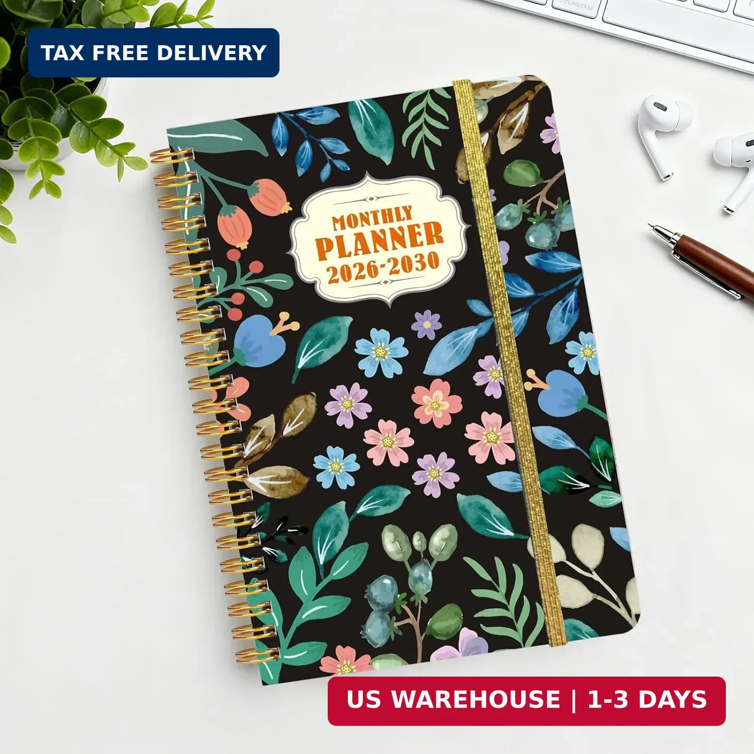 2026-2030 Monthly Planner – 5 Years Monthly Planner with Calendar from Jan 2026