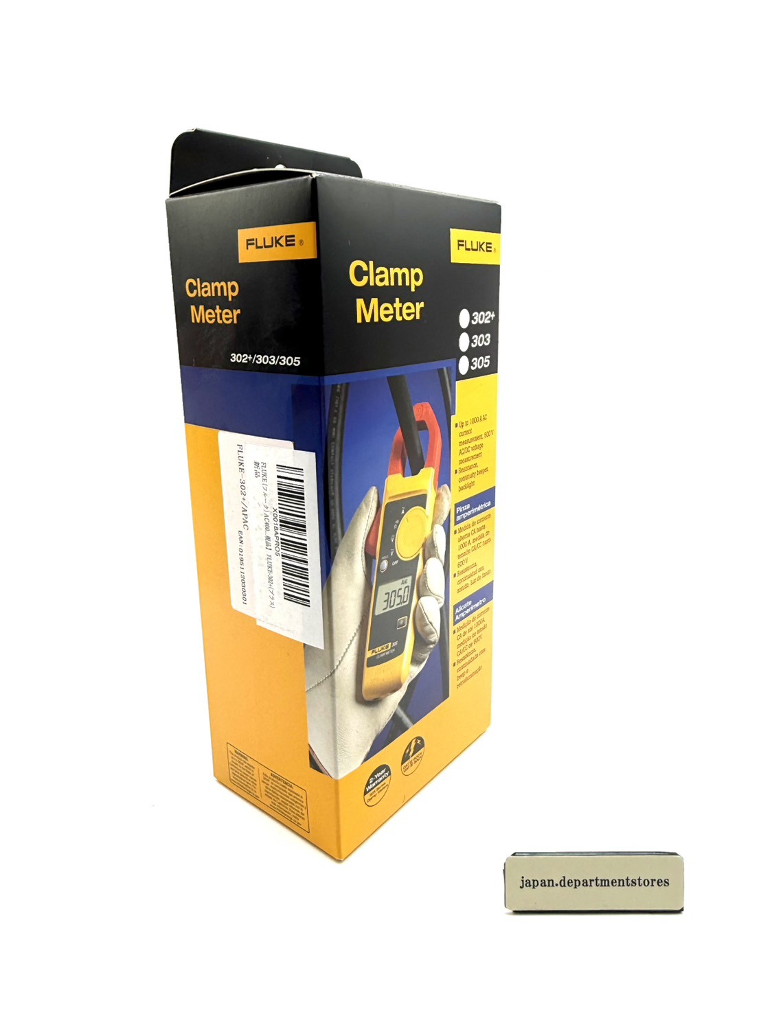 Fluke 302 + Clamp Meter Tester Average Type Digital Ammeter NEW