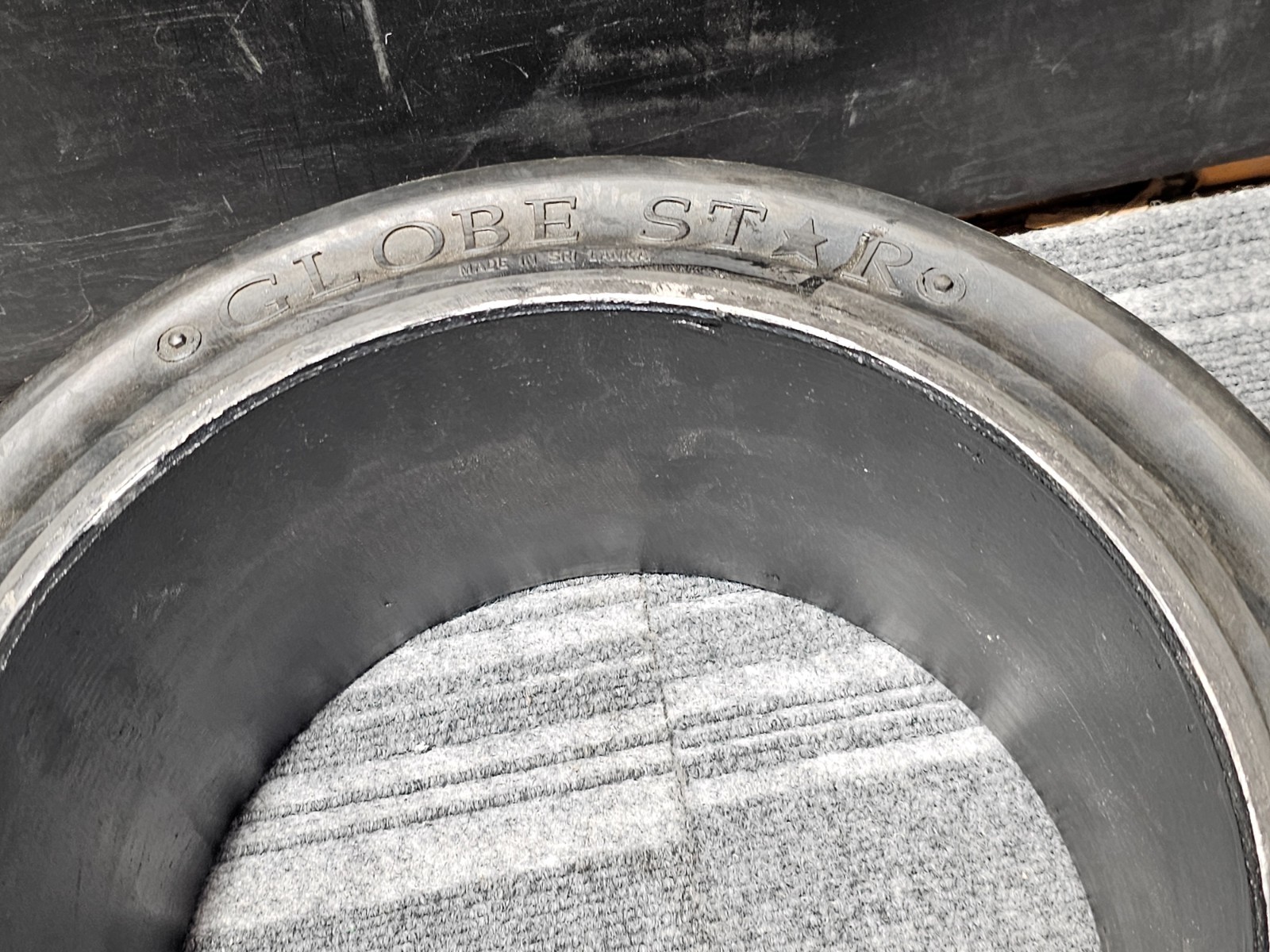 Globe Star Fork Lift Tire 16-1/4x7x11-1/4 Smooth Press On 413/178-286 A250614206