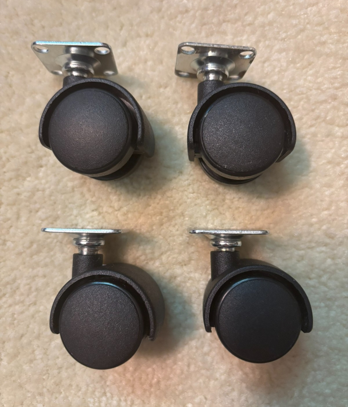Set of 4 Swivel 1 1/8″ Caster Wheels! Frigidaire dehumidifier small appliance