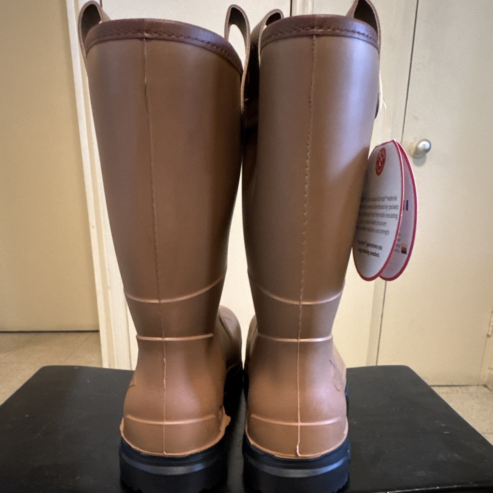 Dunlop Purofort RigPRO Waterproof Tan/Brown Work Boots Black Sole