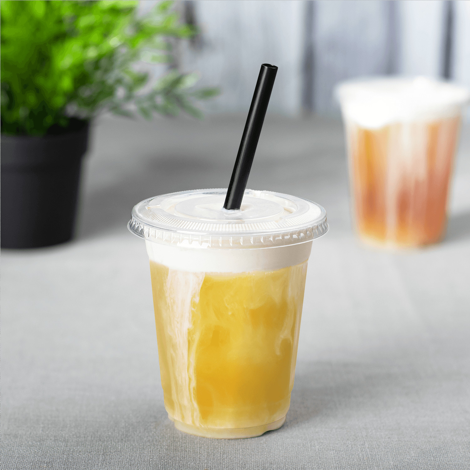 Karat 12oz PET Plastic Cold Cups (92mm) – 1,000 ct, C-KC12-S