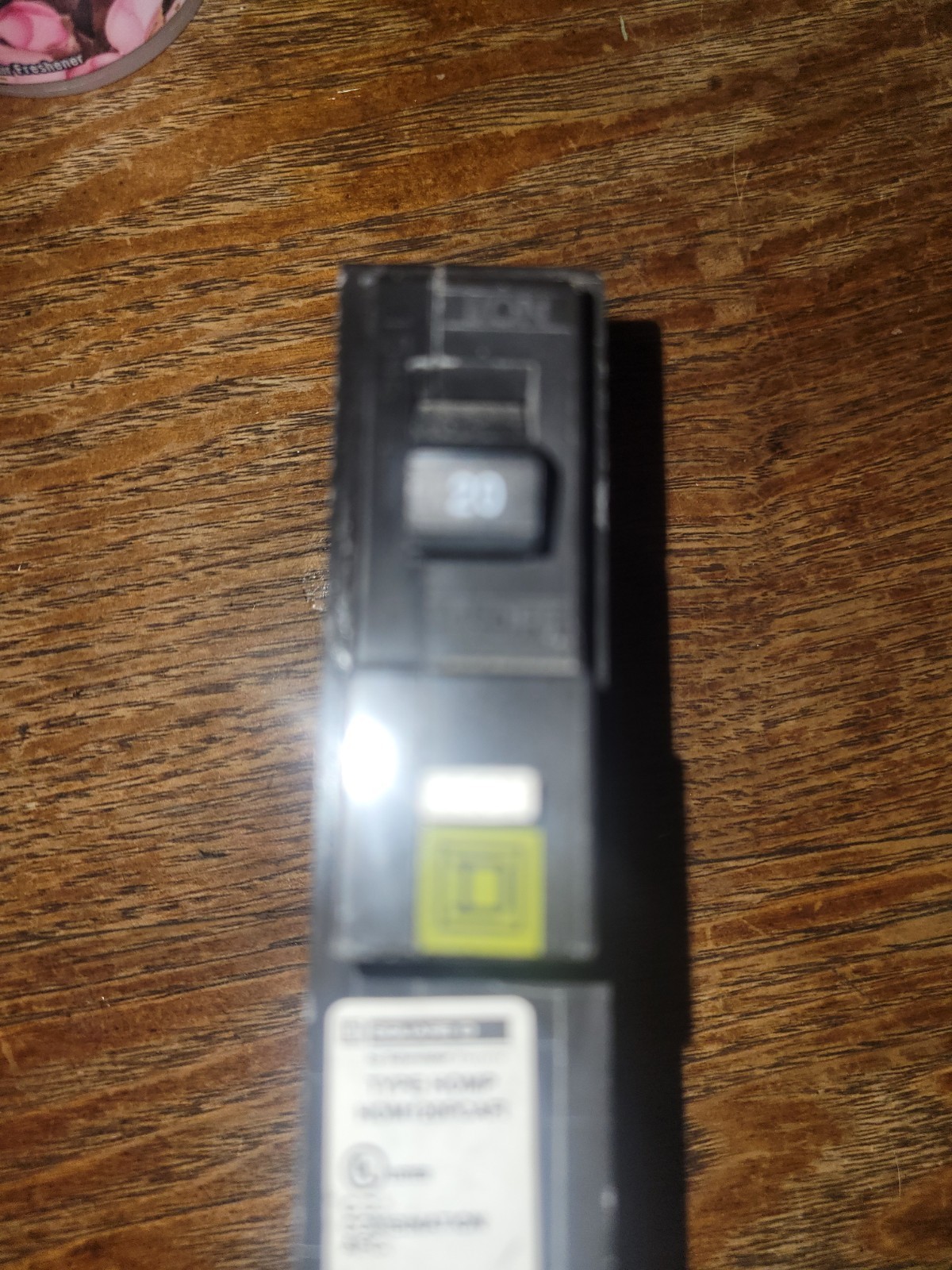Square D Homeline HOM120PCAFI 20A 1 POLE CIRCUIT BREAKER