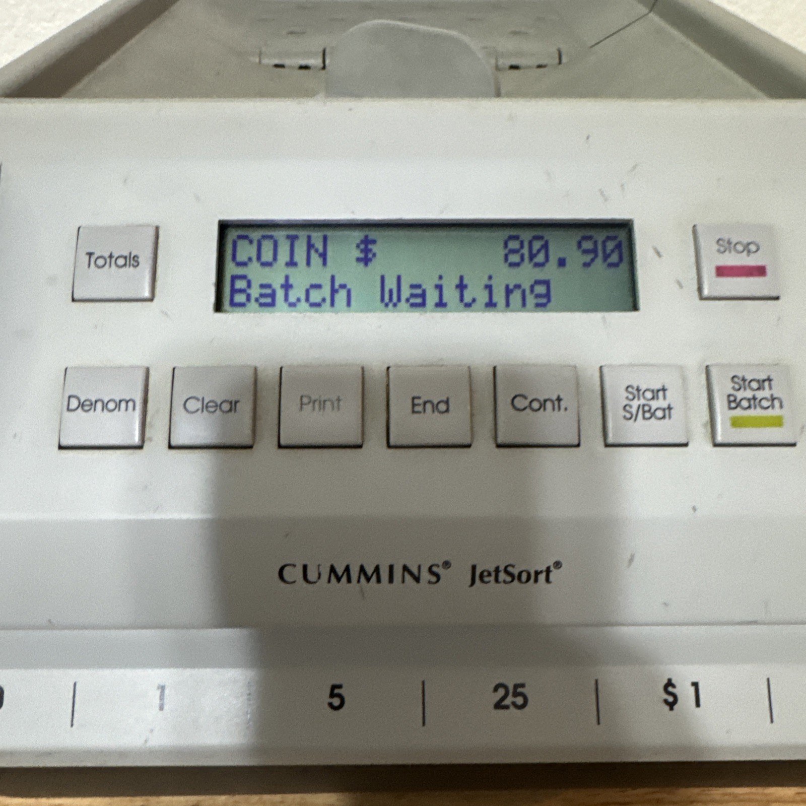 Cummins Allison Jetsort 1601 Series Coin Counter – Tested Working