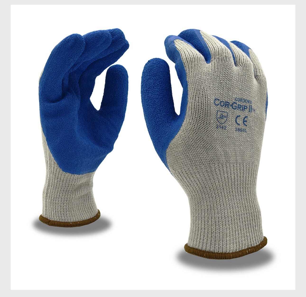 Cordova Gloves 3896 COR-GRIP III, Latex, Crinkle S OKC