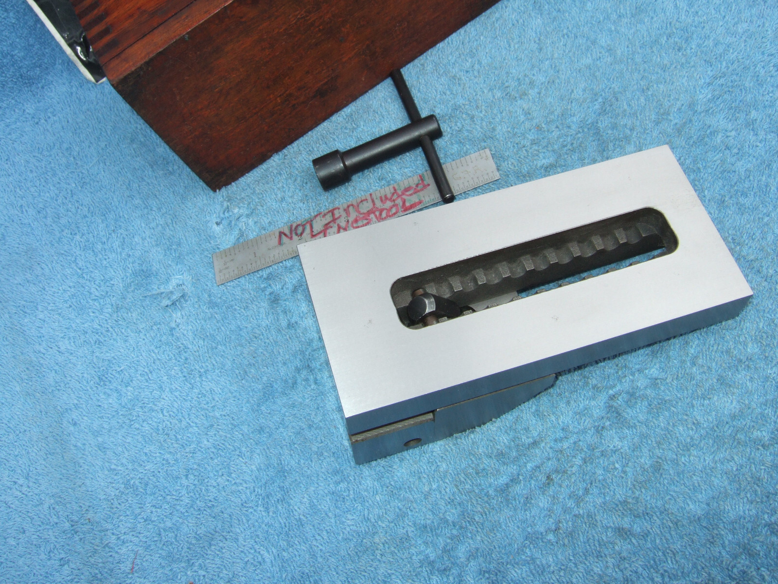 HERMANN SCHMIDT USED V0 4 WOH GRIND VISE CASE&WRENCH TOOLMAKER MACHINIST GRIND 9